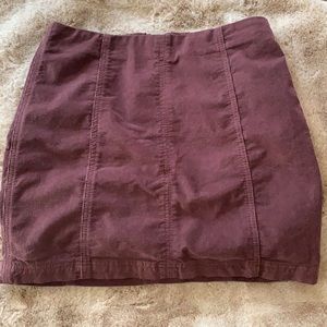 Free People Corduroy Mini Skirt